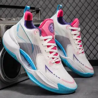 bvht李宁寕超轻v2篮球鞋男款夜光会响气垫实战球鞋儿童运动官方官网