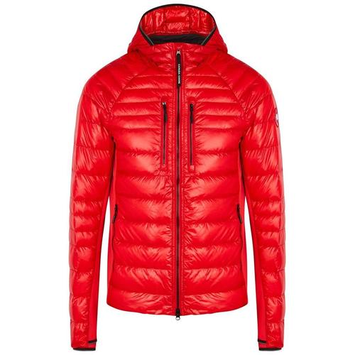 加拿大鹅canada goose红色羽绒服|hybridge lite red quilted shell