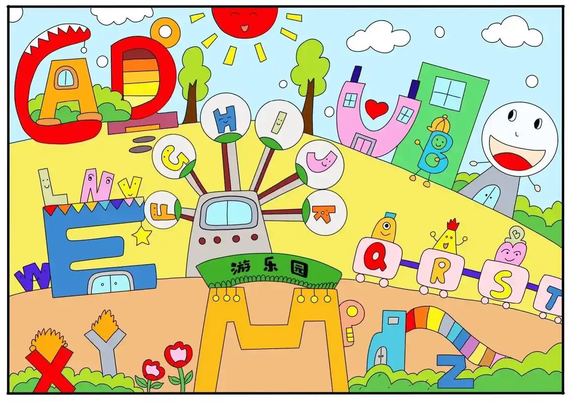 26个英文字母创意画,26个字母手 - 抖音