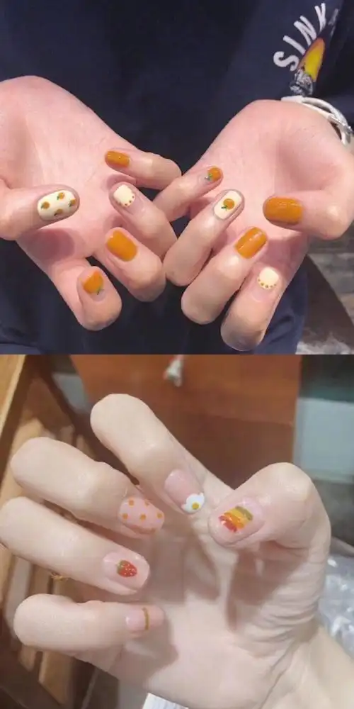 美甲夏季简约 冬季美甲图片2020款式显白-图片大观-奇异网