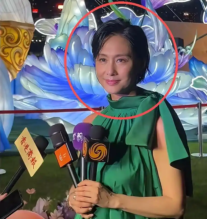 53岁朱茵近照判若两人,身材发福踩恨天高,昔日女神风采难寻