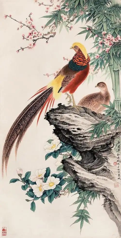 工笔花鸟画精品欣赏[42p]