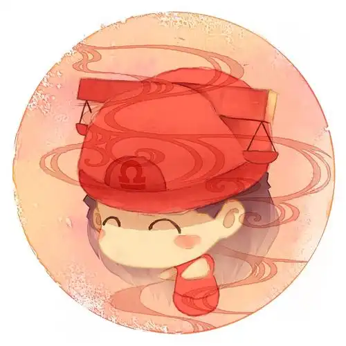 梁阿渣天秤座星座情侣头像