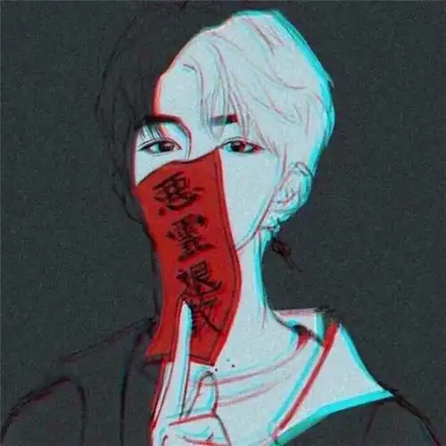 二次元头像男高冷帅气黑暗系_男生动漫头像_头像屋