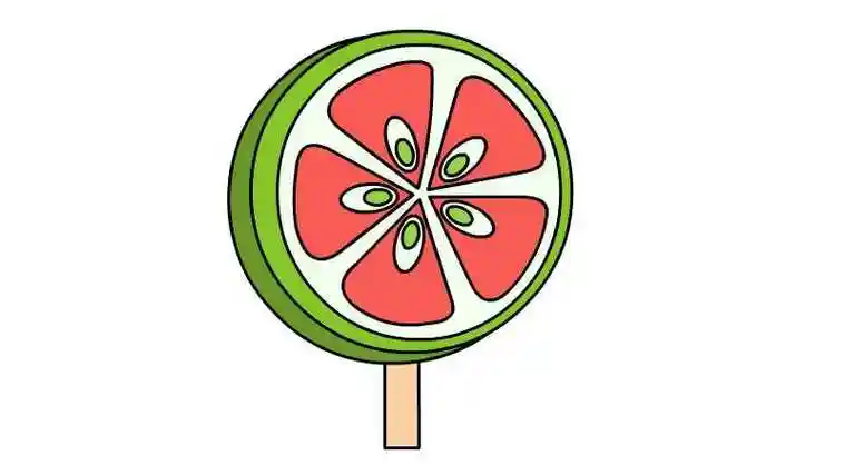 棒棒糖简笔画画法