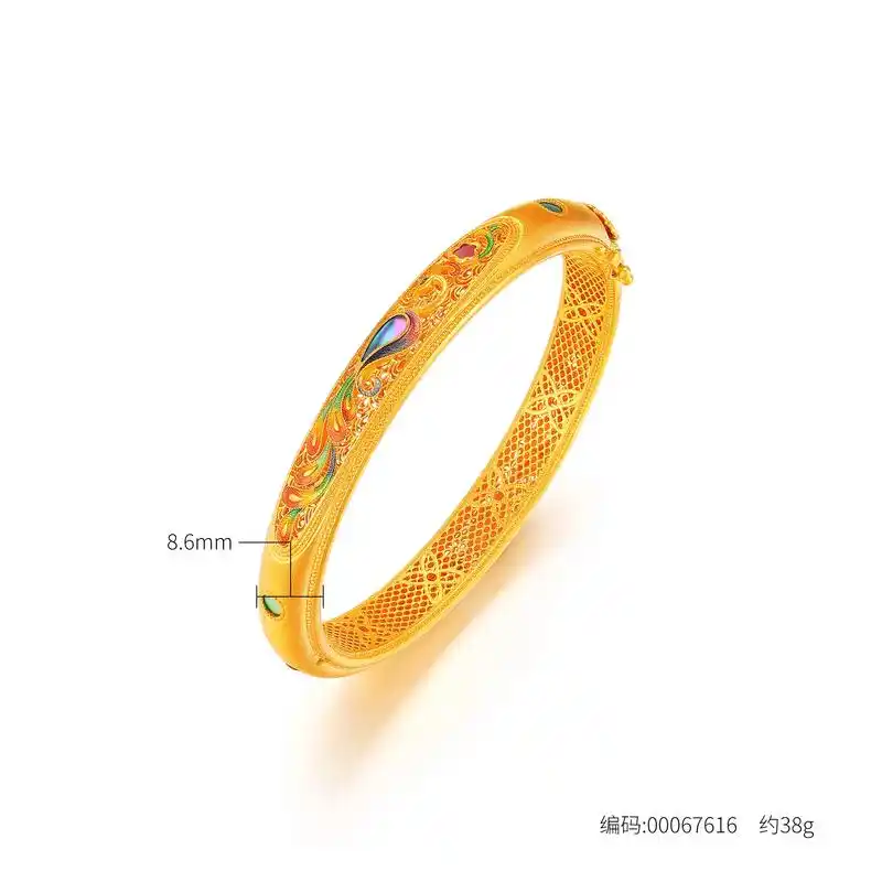 古法国风螺钿手镯.以贵妃镯身为造型 配搭上专属的压扣 花丝封 - 抖音