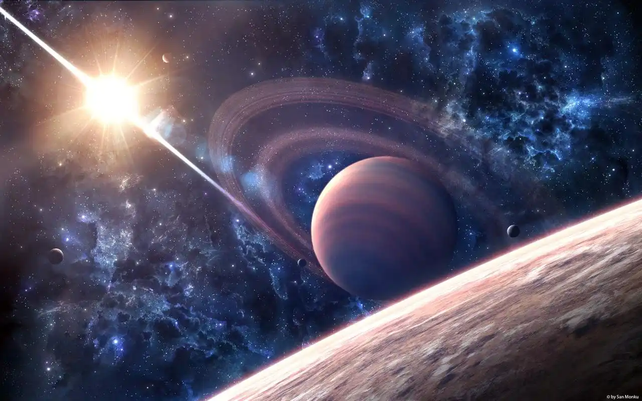 高清浩瀚宇宙星空壁纸让你的电脑手机更高级