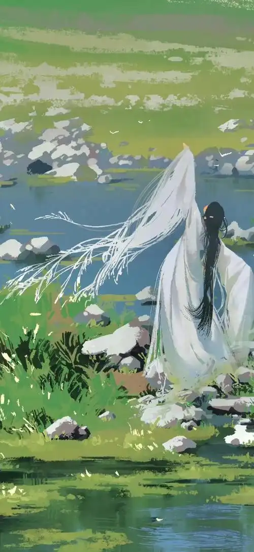 古风意境壁纸,浮云一片无根蒂,去去来来自不知