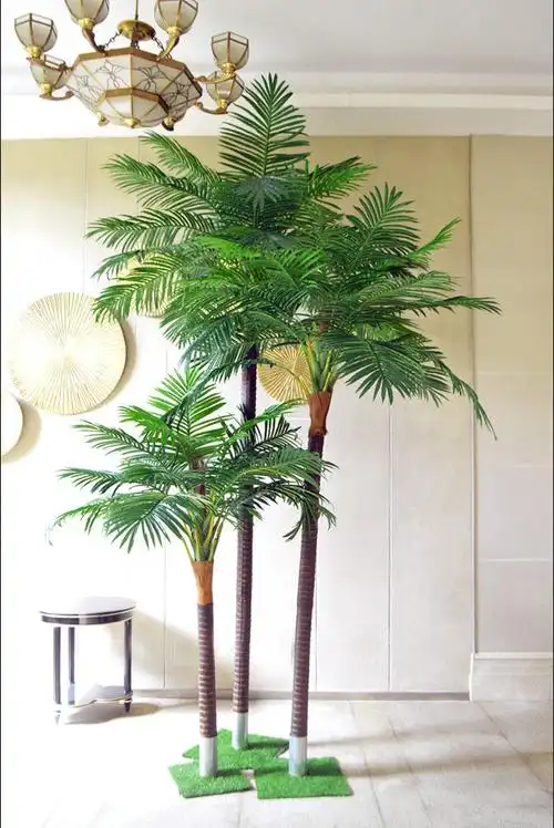 假树仿真树室内装饰仿真椰子树假椰树道具造景防真室内室外小型棕榈树