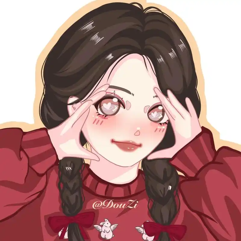 procreate绘画 #绘画过程 #可爱卡通头像 #创作灵感 #虞书欣