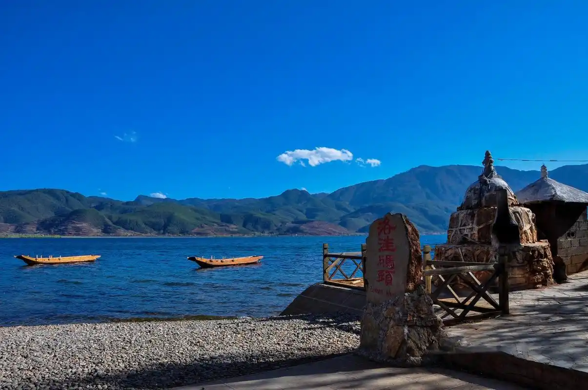 泸沽湖风景实拍(四川盐源)