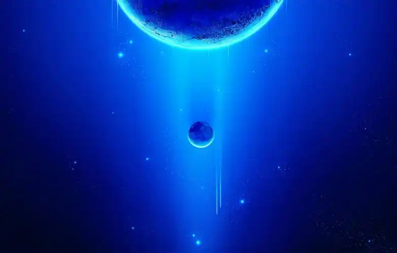 蓝色系唯美好看风光壁纸_清新的蓝色系