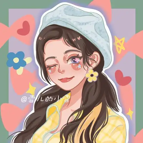 画卡通版明星～鞠婧祎