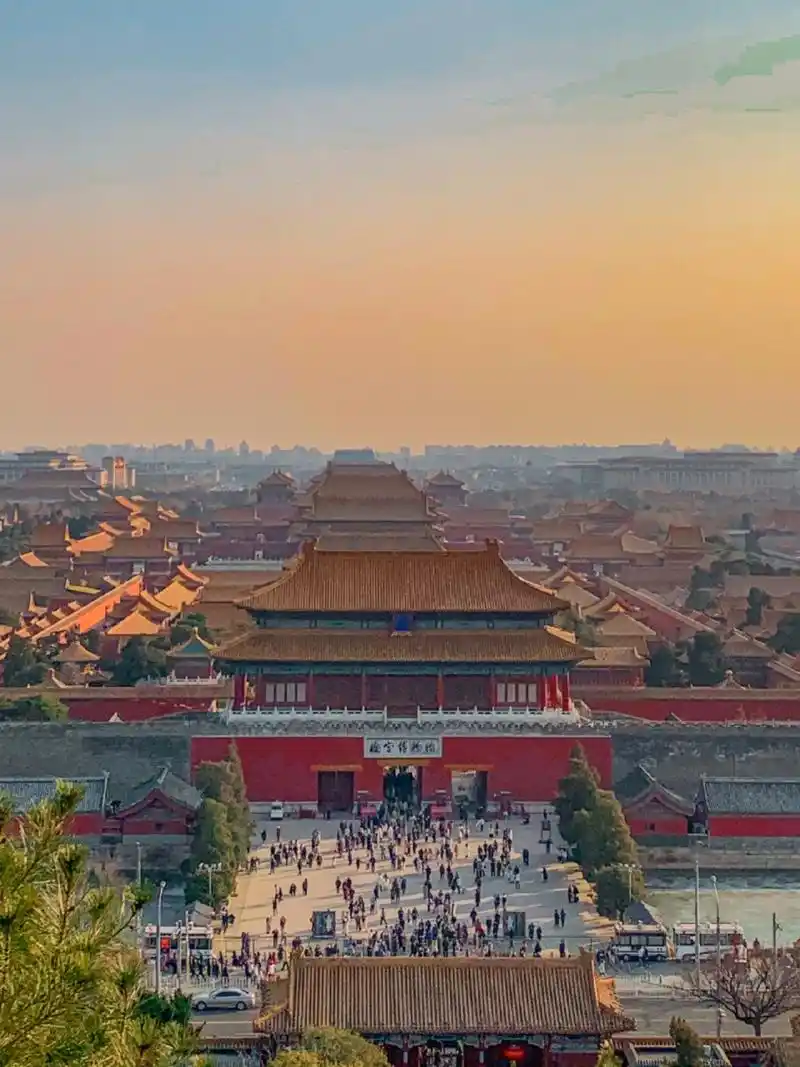 北京·故宫全景最佳观赏位【景山公园】 来北京最值得打卡的景点莫过