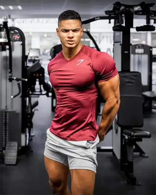 肌肉兄弟运动短裤夏季新款跑步健身训练短裤修身透气休闲五分中裤