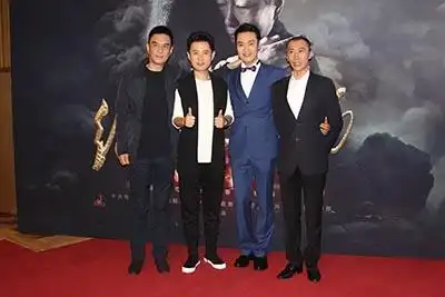 左起李强,郭广平,张桐,郑昊