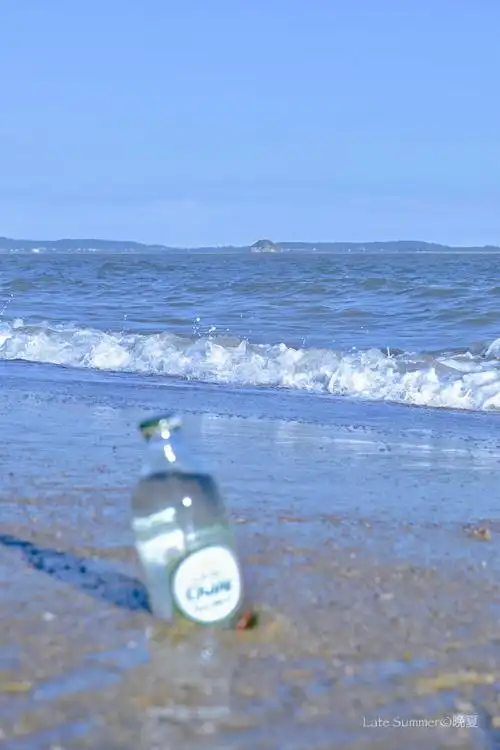 夏天的风是海盐味的浅蓝色