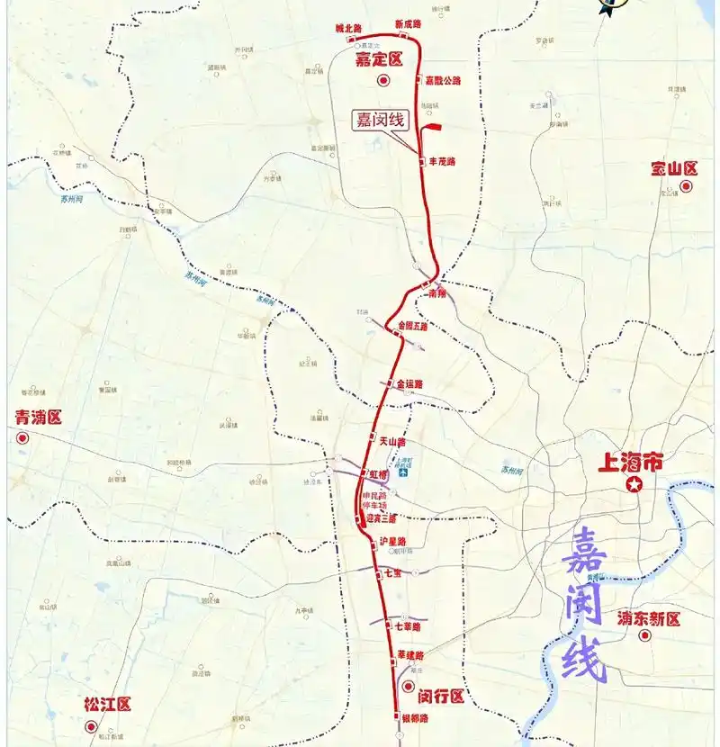 『上海  市域铁路嘉闵线  详细介绍』.【概况】 嘉闵线是上 - 抖音