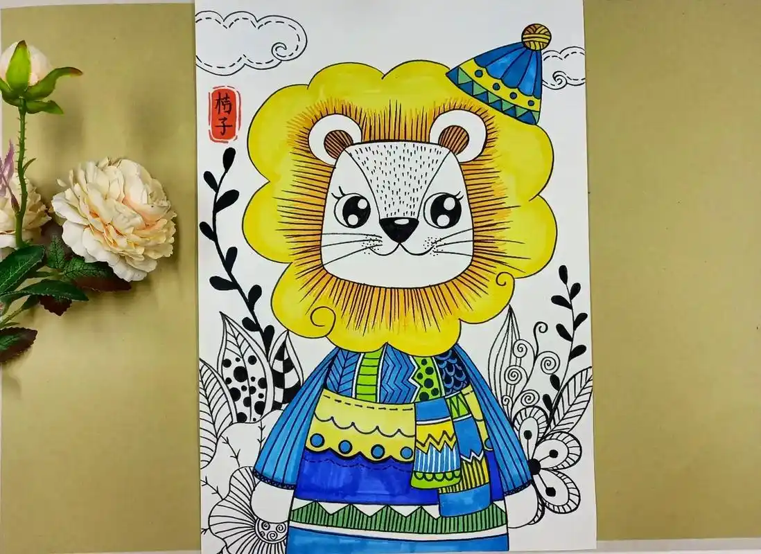 画画 #创意美术 #儿童 - 抖音