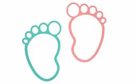 脚丫怎么简笔画