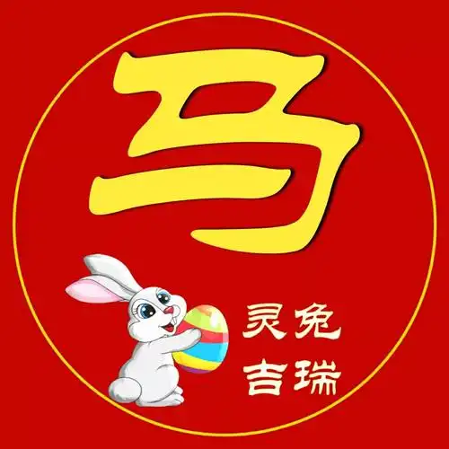 60张头像,十二生肖加姓氏,四字祝福语