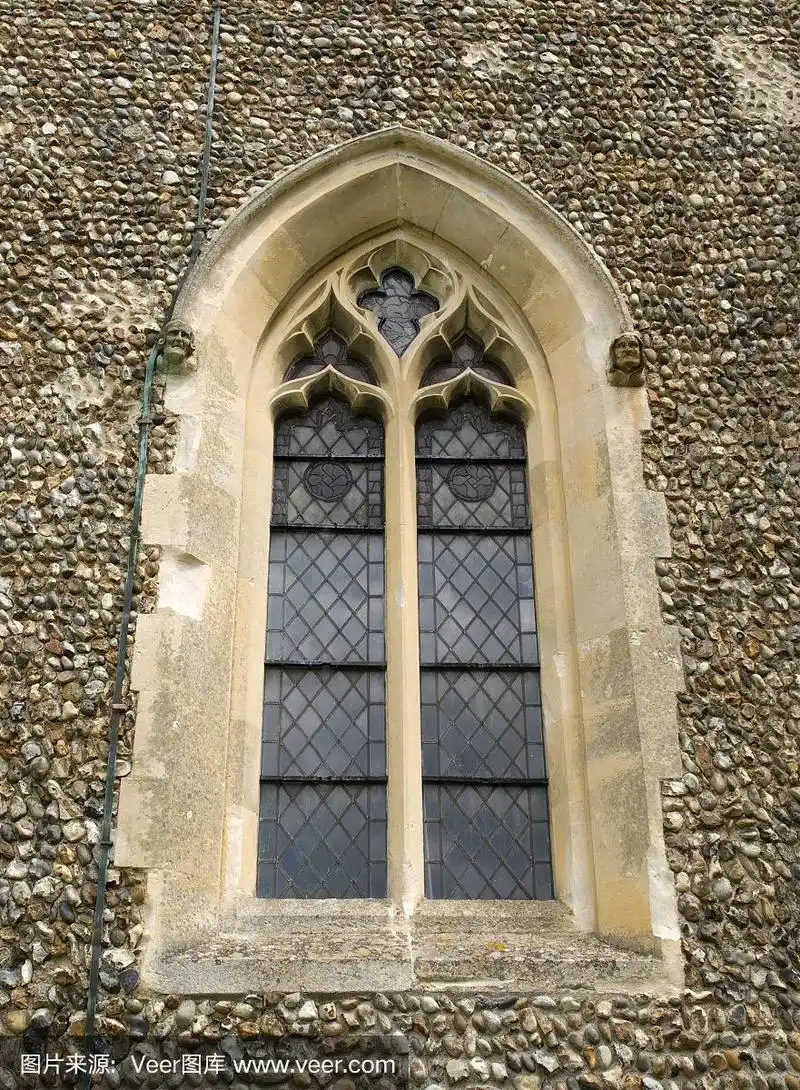 老教堂窗户