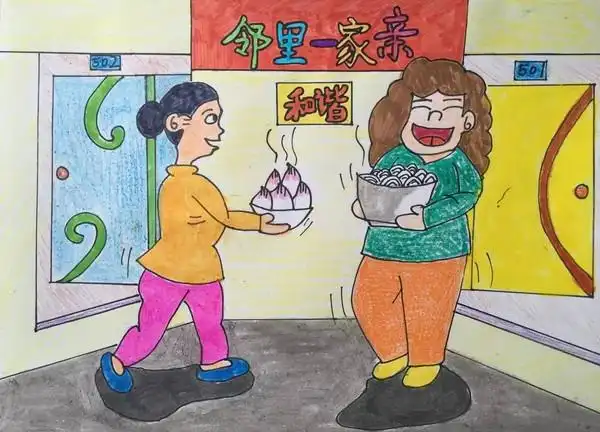 【投票】"小邻居大世界"绘画开始投票啦~快来选出你心中的最强画作