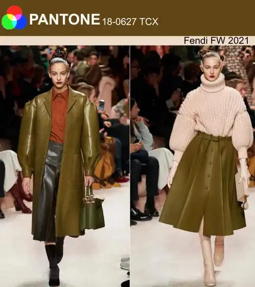 100场服装秀场色彩搭配013大地色系色彩
