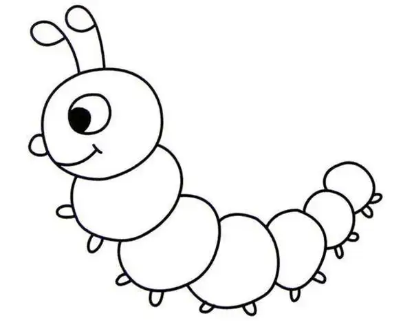 涂色简笔画简笔画