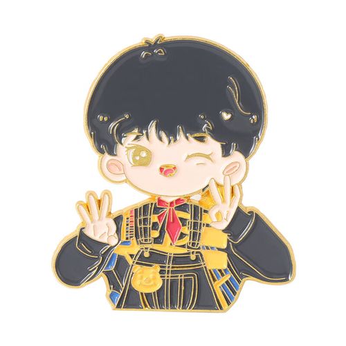 时代少年团周边q版金属徽章可爱卡通胸针 xz6080丁程鑫