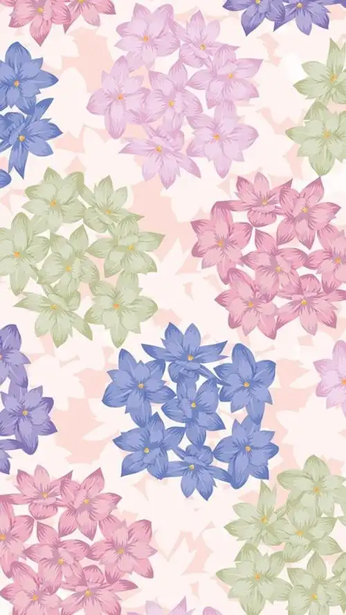 分享一组iphone小清新小碎花背景壁纸