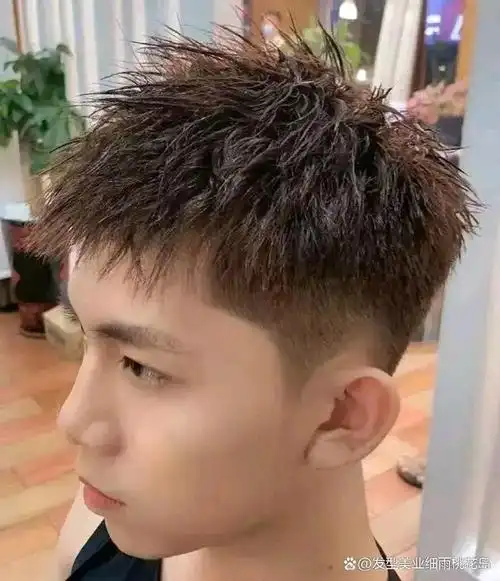 男士头发硬适合留什么发型?