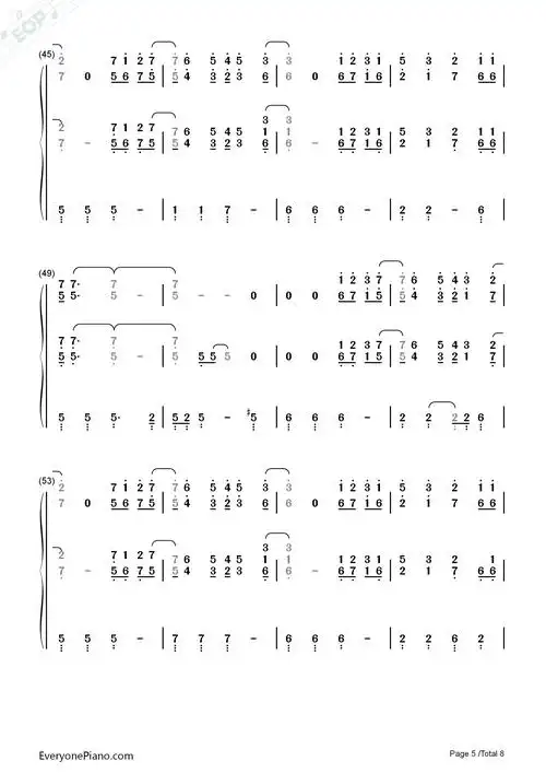lucky-jason mraz & colbie caillat双手简谱预览5