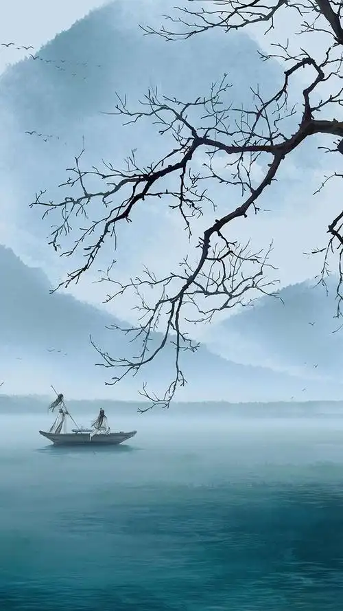 简约古风风景手机壁纸