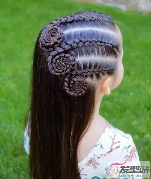 8一10岁儿童扎头发 轻松扎出优雅小公主气质_发型站_最新流行发型设计