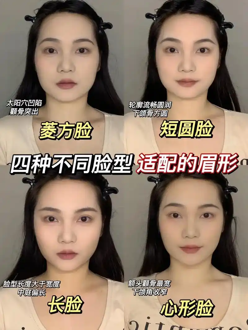四种眉形画法| 教你不同脸型如何适配6315.