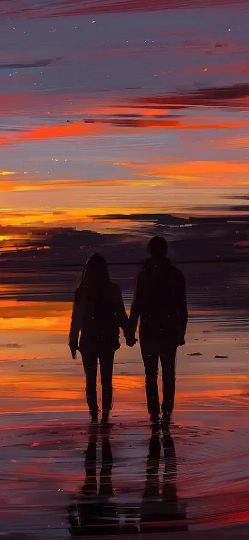 多彩壁纸627期|浪漫爱情插画手机壁纸 高清壁纸无水印