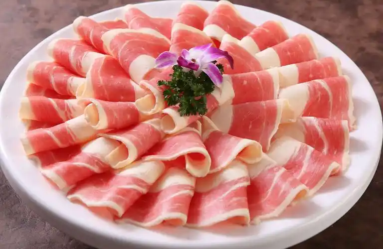 其它 刨肉岗出餐标准 写美篇胶原肥牛--选用圆平盘带底座, 出餐标准