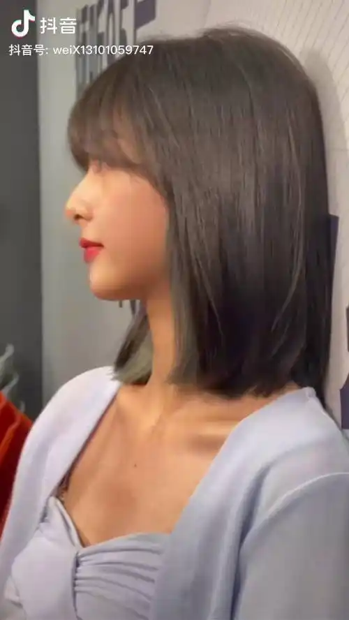 lisa之重庆分sa太美啦lisa同款刘海lisa发型挂耳染重庆挂耳染重庆美发