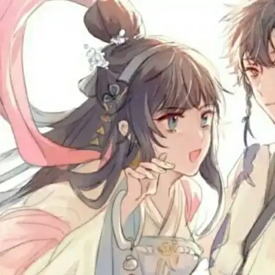 唯美风古风情头,高清超甜的唯美情头古风一男一女图片_情侣头像_美头