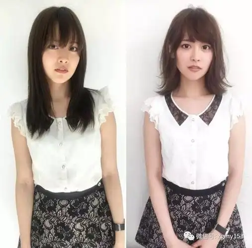 长短发对比 短发减龄显气质