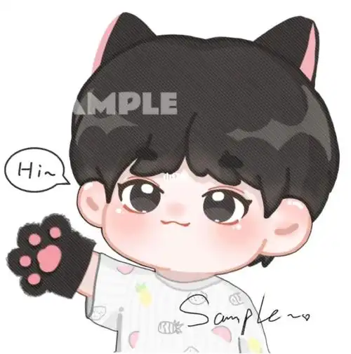 摸个鱼#稿件展示  #刘耀文  #饭圈美工  #q版人物  #q版  #约稿