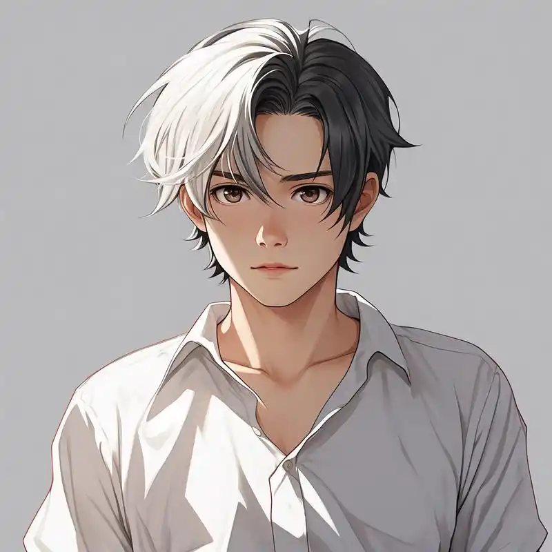 99唯美白衬衫男生头像92