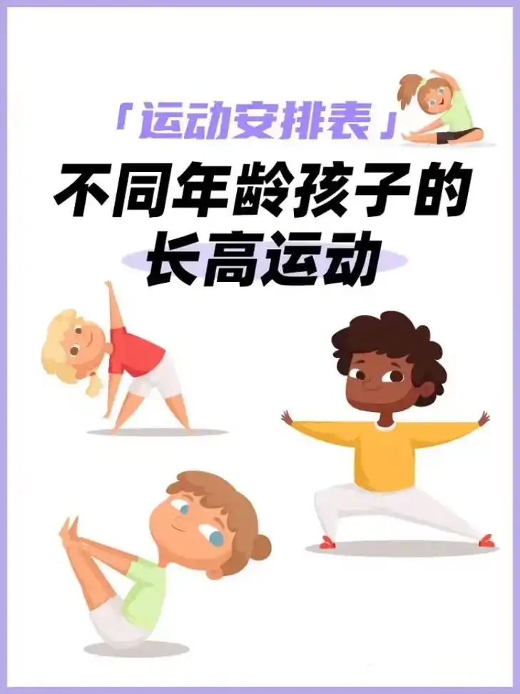 能帮孩子长高的运动有哪些?运动促进长高大家都知道,但怎么动❓ -