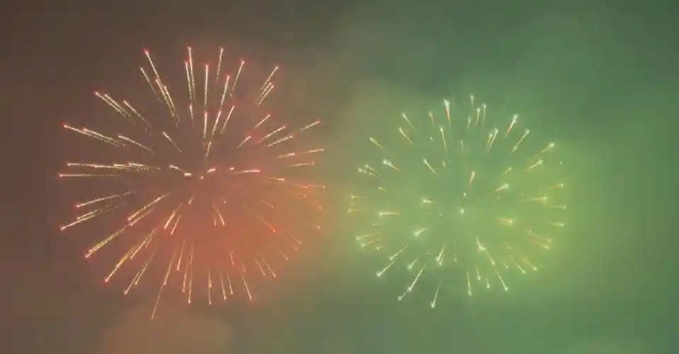 视觉盛宴昨晚的烟花秀刷屏了