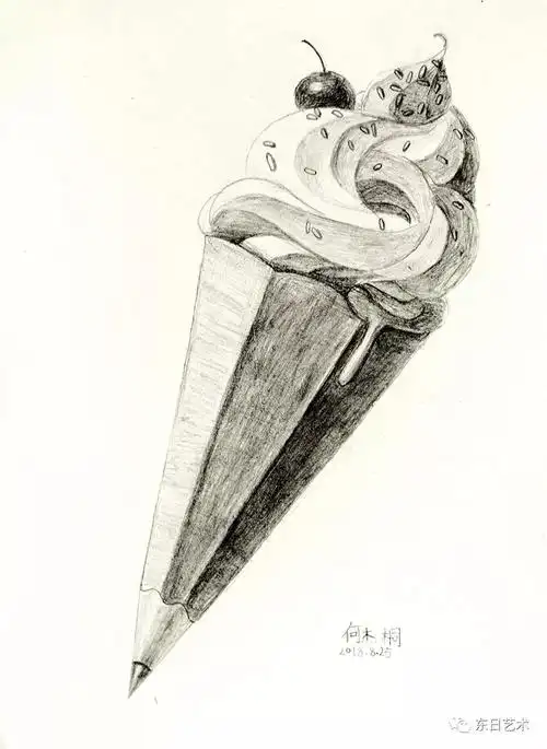 创意素描铅笔的联想