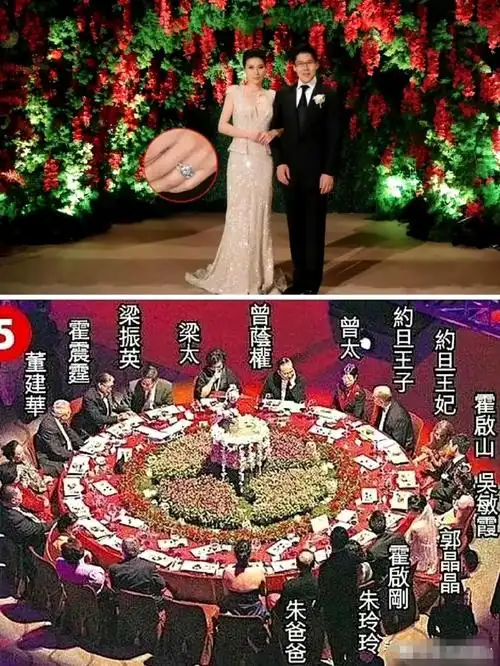 郭晶晶的婚礼宾客派头短期内应该无人超越