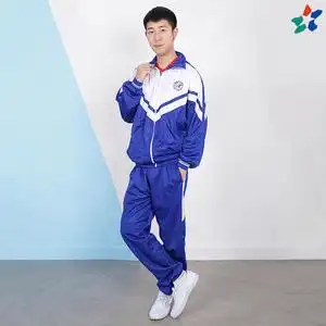 西山校服裤初中蓝色套装老式经典复古蓝白条杠春秋男女款长袖上衣