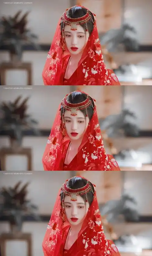 如意芳霏#| 鞠婧祎 × 傅容红衣就是坠漂亮的