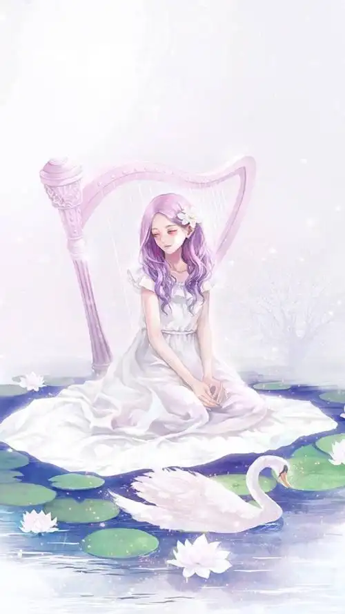 简单 清新 可爱 手绘 卡通 动漫 二次元 萌系 清新 插画 女孩 森系